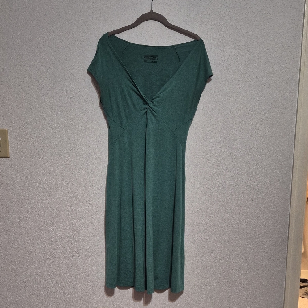 Patagonia Heathered Teal Midi Dress